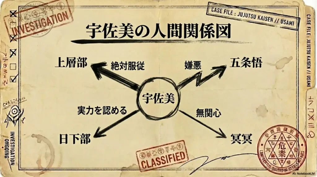relationship-between-usami-and-meimei-or-gojo-and-high‑ups