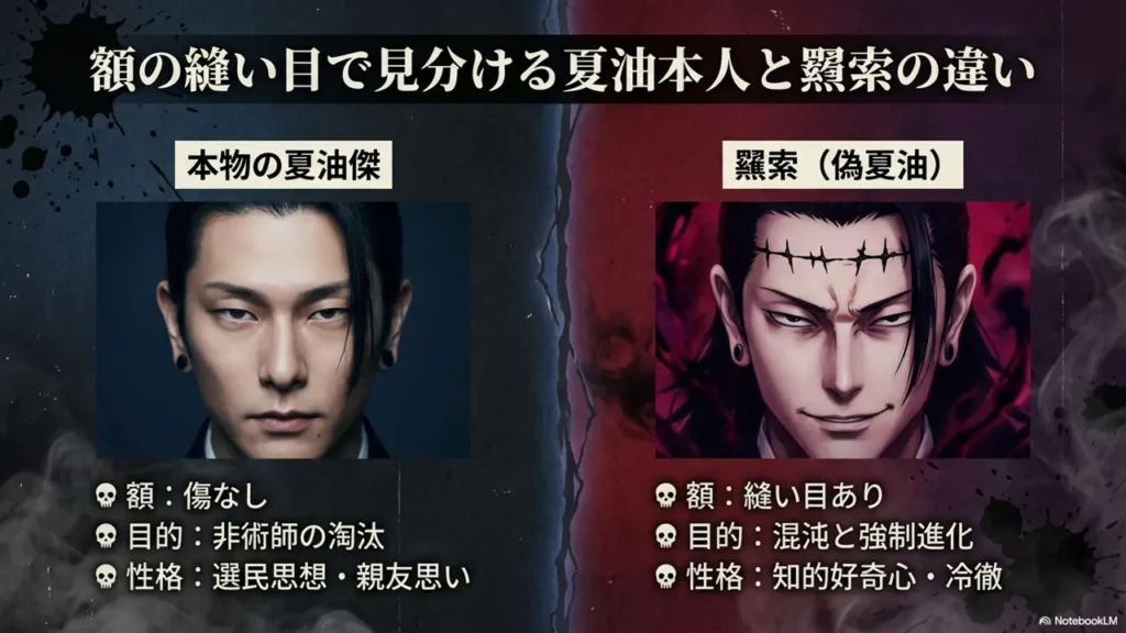 difference-between-original-geto-and-kenjaku-by-forehead-scar