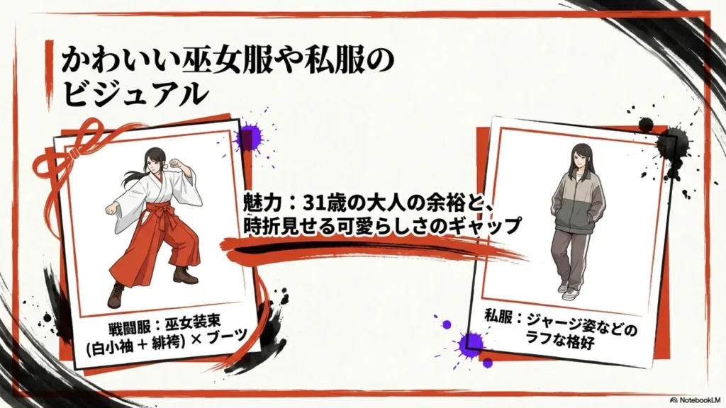 visuals-of-utahime’s-cute-miko-outfit-and-casual-clothes