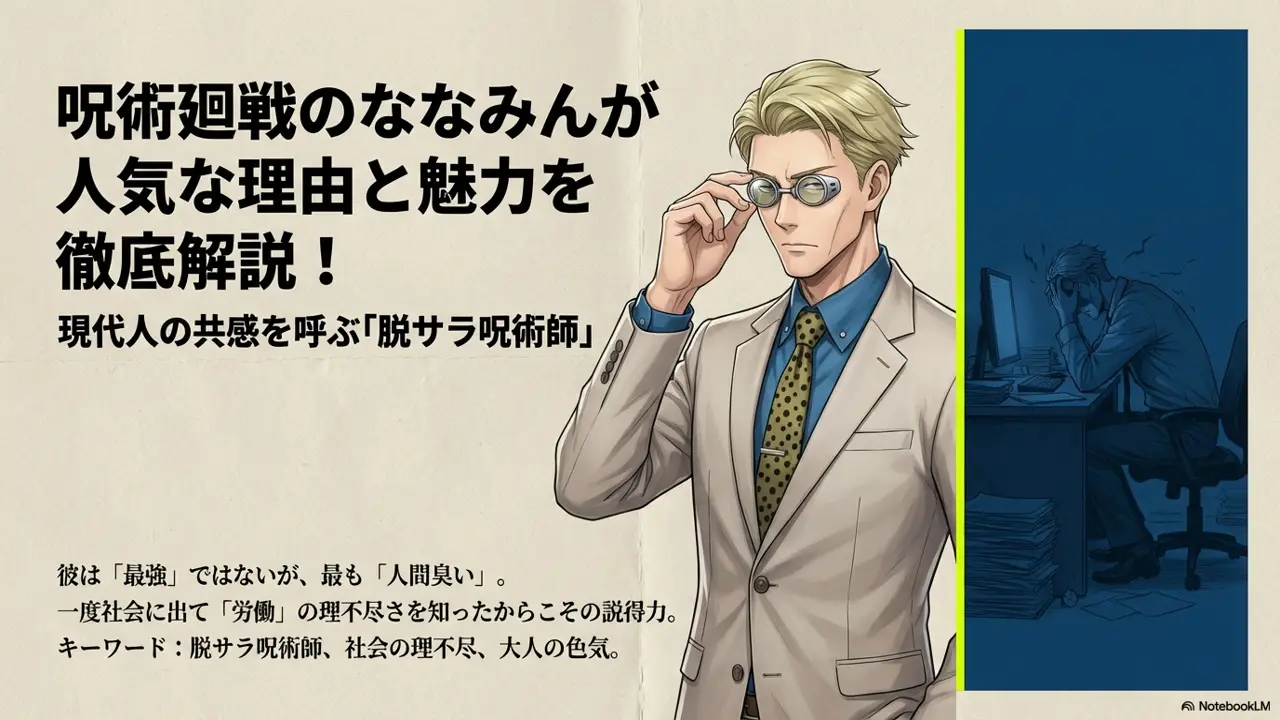 呪術廻戦ななみんの術式とプロフィール！脱サラ呪術師の最期とは